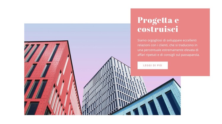 Servizi di progettazione e costruzione Mockup del sito web