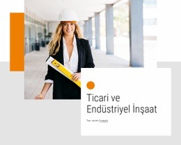 Endüstriyel Inşaat - Ücretsiz Web Sitesi Oluşturucu