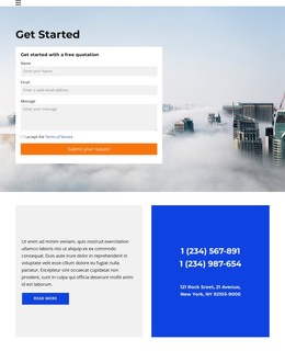 We’Re Here To Help - HTML Page Template