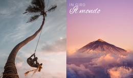 Indonesia Bellissima Terra: Modello HTML5 Semplice