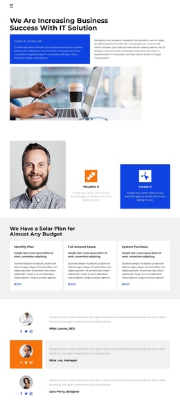 Self-Hosting - Customizable Professional One Page Template