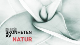Blommor Är Markens Musik - Professionell Webbplatsmall