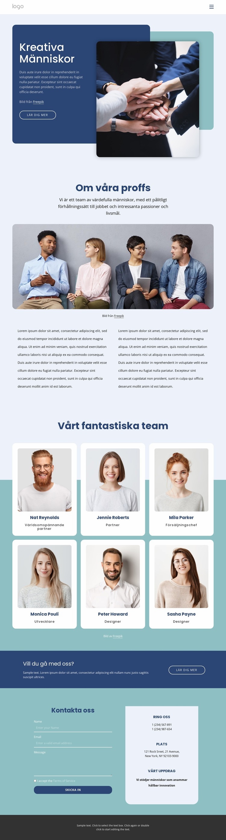 Creative people Agency WordPress -tema