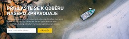 Přihlaste Se K Odběru A Získejte Nejlepší Cestovní Inspiraci - Šablona Pro Vývoj Webu