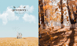 Autumn Colors Website Template
