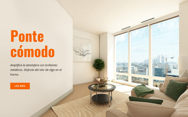 Espacios habitables Plantilla HTML