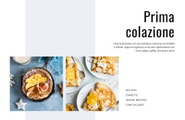 Colazione E Pranzo Modello Di Sito Web CSS Gratuito