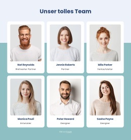 Kreativstudio-Team – Einseitenvorlage Für Jedes Gerät