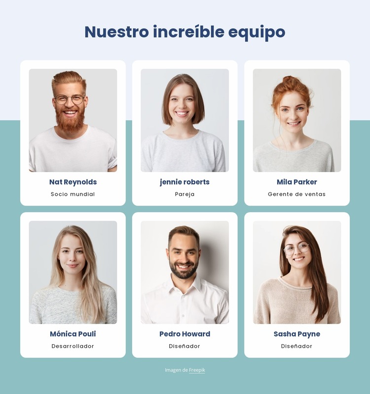 equipo de estudio creativo Plantilla Joomla