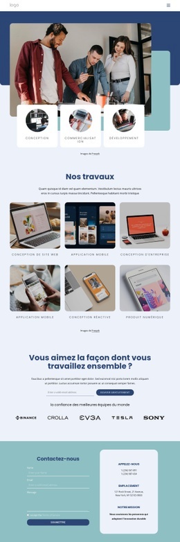 Nous Voulons Que Vous Grandissiez Avec Nous Conception De Sites Web