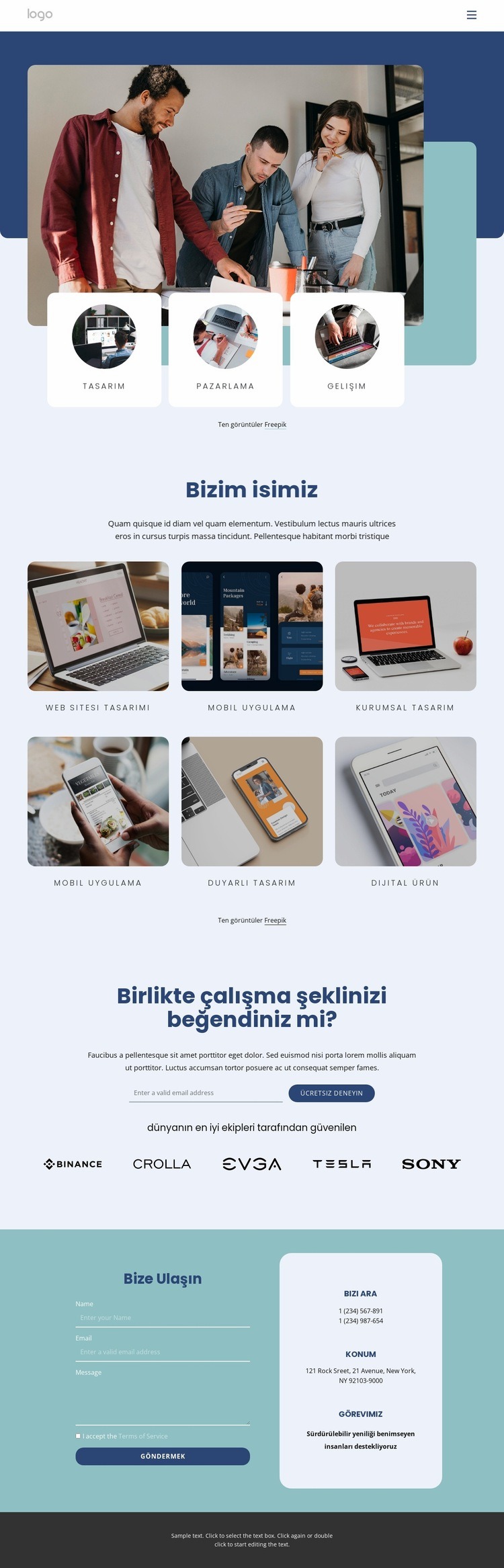 Bizimle buyumenizi istiyoruz HTML5 Şablonu