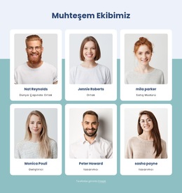 Yaratıcı Stüdyo Ekibi - Basit Web Sitesi Şablonu