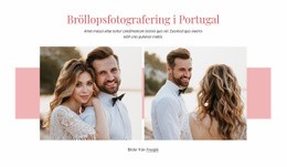 Sidans HTML För Bröllop I Portugal