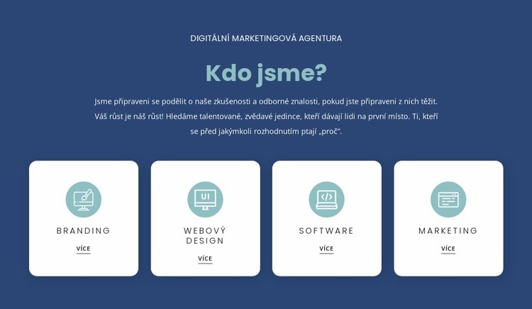 Nasloucháme vašim potřebám a doporučujeme Webový design