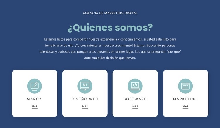 Escuchamos cuáles son tus necesidades y te recomendamos Plantillas de creación de sitios web