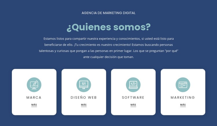 Escuchamos cuáles son tus necesidades y te recomendamos Plantilla HTML