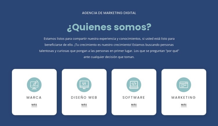 Escuchamos cuáles son tus necesidades y te recomendamos Plantilla HTML5