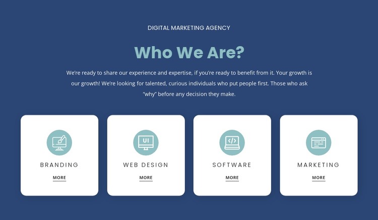 We listen to what your needs are and recommend HTML Template