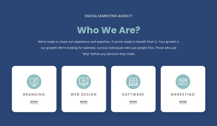 We listen to what your needs are and recommend HTML5 Template