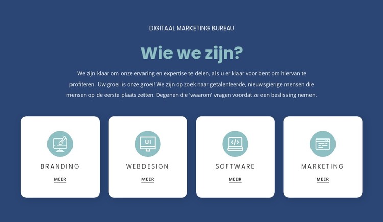 We luisteren naar uw wensen en adviseren HTML-sjabloon