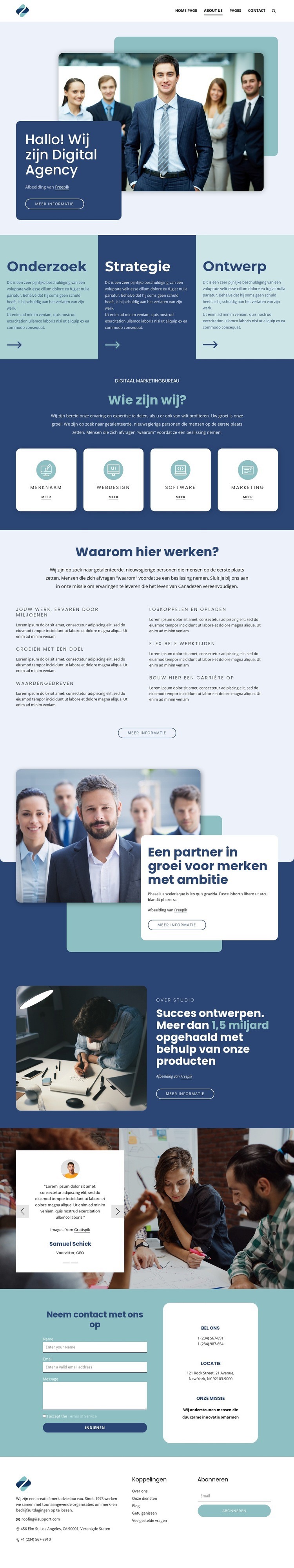 Werk is slechts een deel van ons leven Html Website Builder