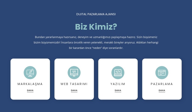 İhtiyaçlarınızı dinliyor ve tavsiye ediyoruz WordPress Teması