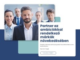 Közösségi Tartalmakat És Kampányokat Fejlesztünk - HTML Websablon