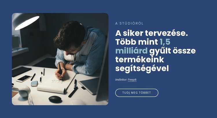 Tervezési és kommunikációs stratégiai stúdió HTML Sablon