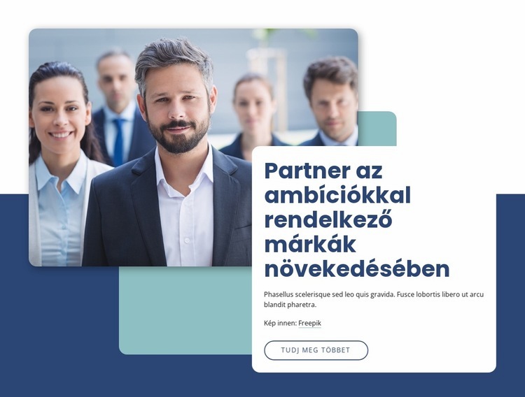 Közösségi tartalmakat és kampányokat fejlesztünk HTML Sablon