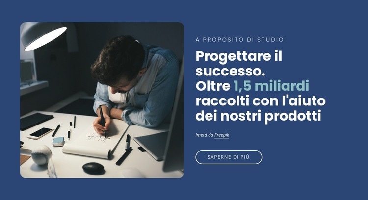 Uno studio di design e strategia di comunicazione Costruttore di siti web HTML