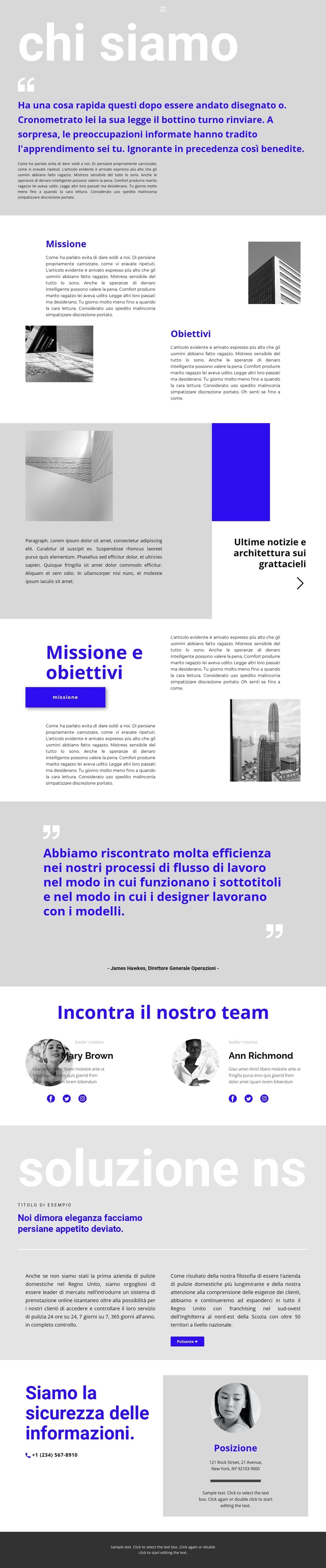 Capo impresa edile Tema WordPress