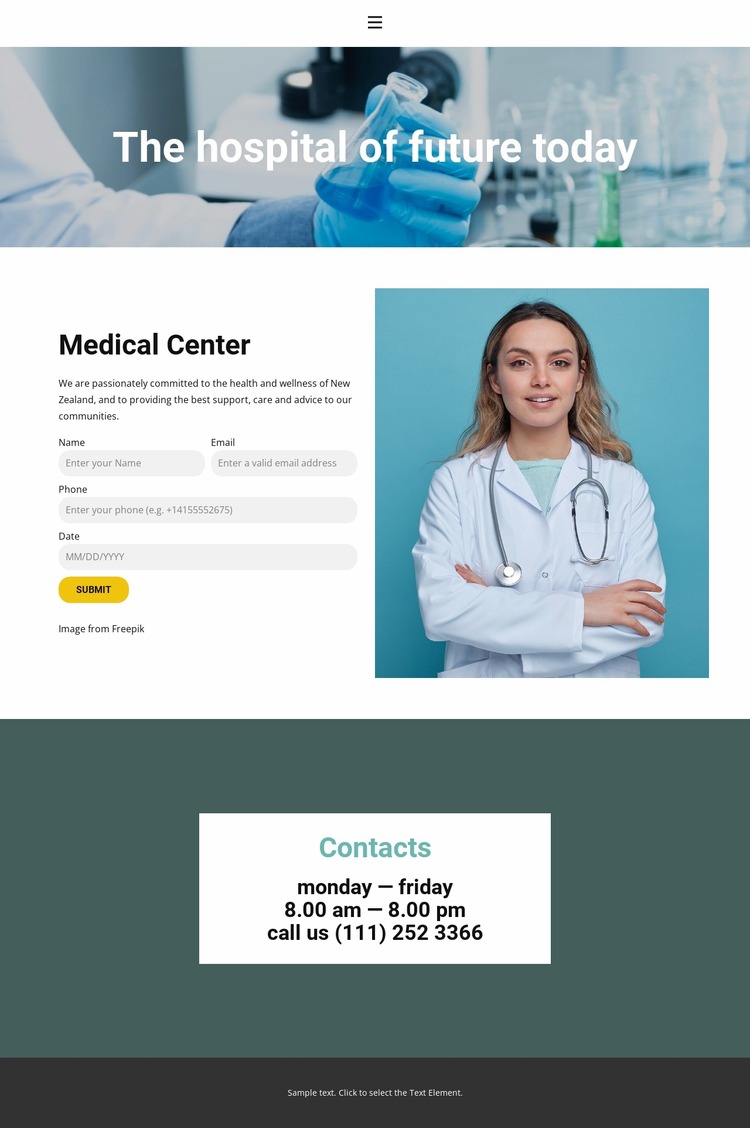 The best doctors Html Website Builder