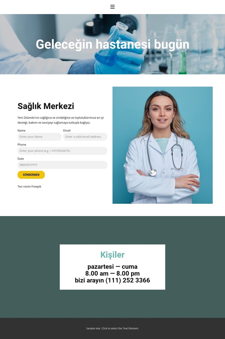 en iyi doktorlar HTML Şablonu