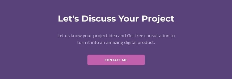 Pojďme diskutovat o vašem projektu Html Website Builder