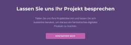 Lassen Sie Uns Ihr Projekt Besprechen Vorlage