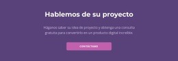 Creador De Sitios Web Exclusivo Para Vamos A Discutir Su Proyecto