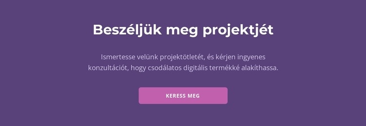 Beszéljük meg a projektjét WordPress Téma