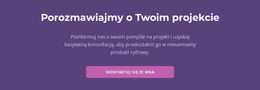 Porozmawiajmy O Twoim Projekcie - Inspiracje Motywem WordPress