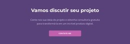 Construtor De Sites Exclusivo Para Vamos Discutir Seu Projeto