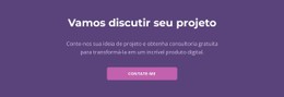 Vamos Discutir Seu Projeto Modelo Premium