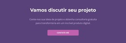 Vamos Discutir Seu Projeto - Código Do Modelo HTML