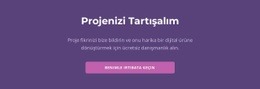 Projenizi Tartışalım - HTML5 Şablonunu Ücretsiz Indirin