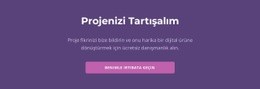 Projenizi Tartışalım Şablon