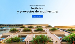 Noticias Y Proyectos De Arquitectura - Diseño De Sitio Web Personalizado