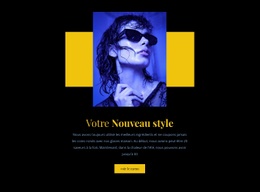 Soyez Unique : Modèle Moderne D'Une Page