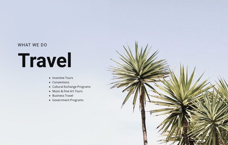 Travel with confidence Homepage Design
