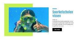 Siteontwerp Voor Snorkelscholen Vissen