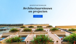 Architectuurnieuws En Projecten - Aangepast Websiteontwerp