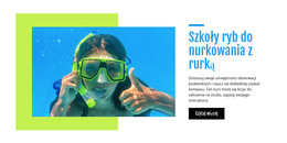 Szkoły Ryb Do Nurkowania Z Rurką - Szablon Strony Docelowej