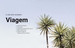 Viaje Com Confiança - Design De Site Responsivo